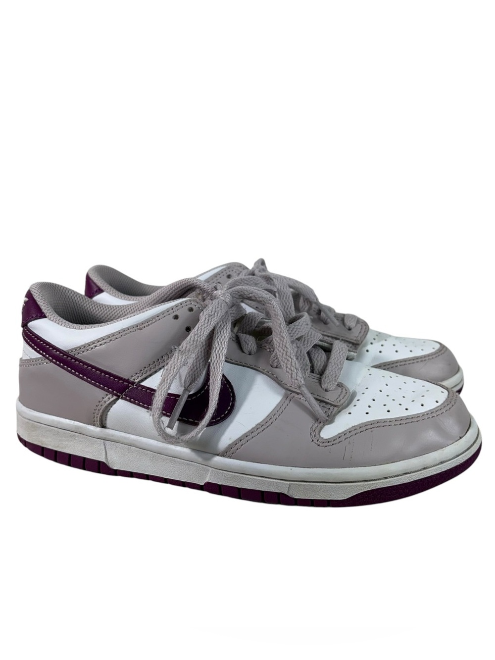 Nike Dunk Low Platinum Violet Color Combo Athletic Sneakers 5Y W7 Streetwear